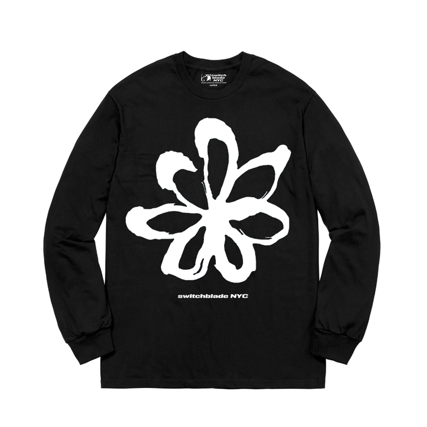 Flower Long Sleeve (Black)